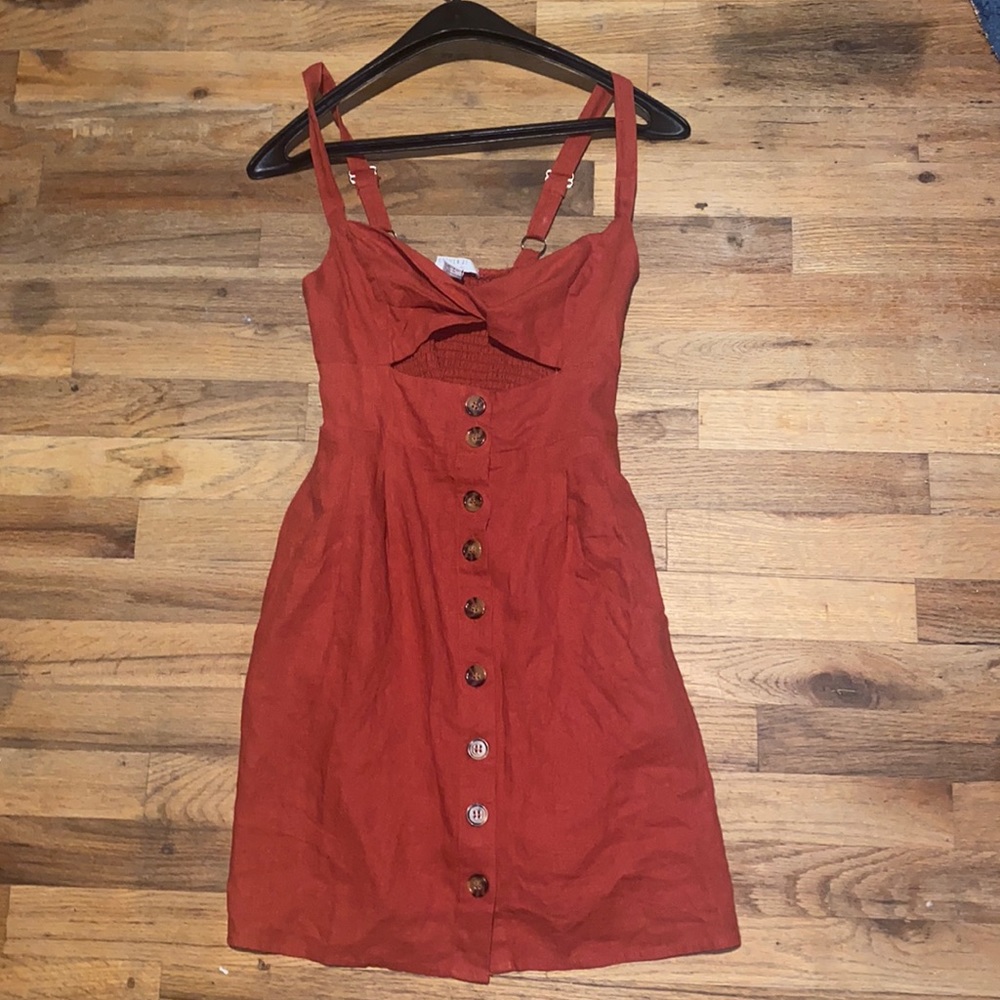 Red forever 21 summer dress